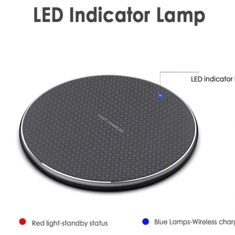 20W FAST WIRELESS CHARGER FOR SAMSUNG AND IPHONE 📱 COLOR BLACK